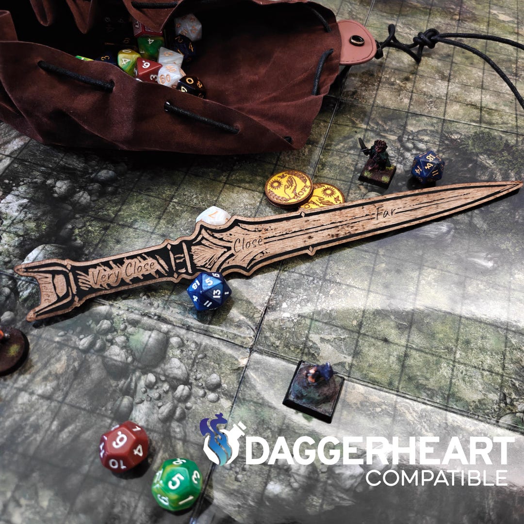 Daggerheart Distance Ruler | Measurement for Melee, Very Close, Close ...