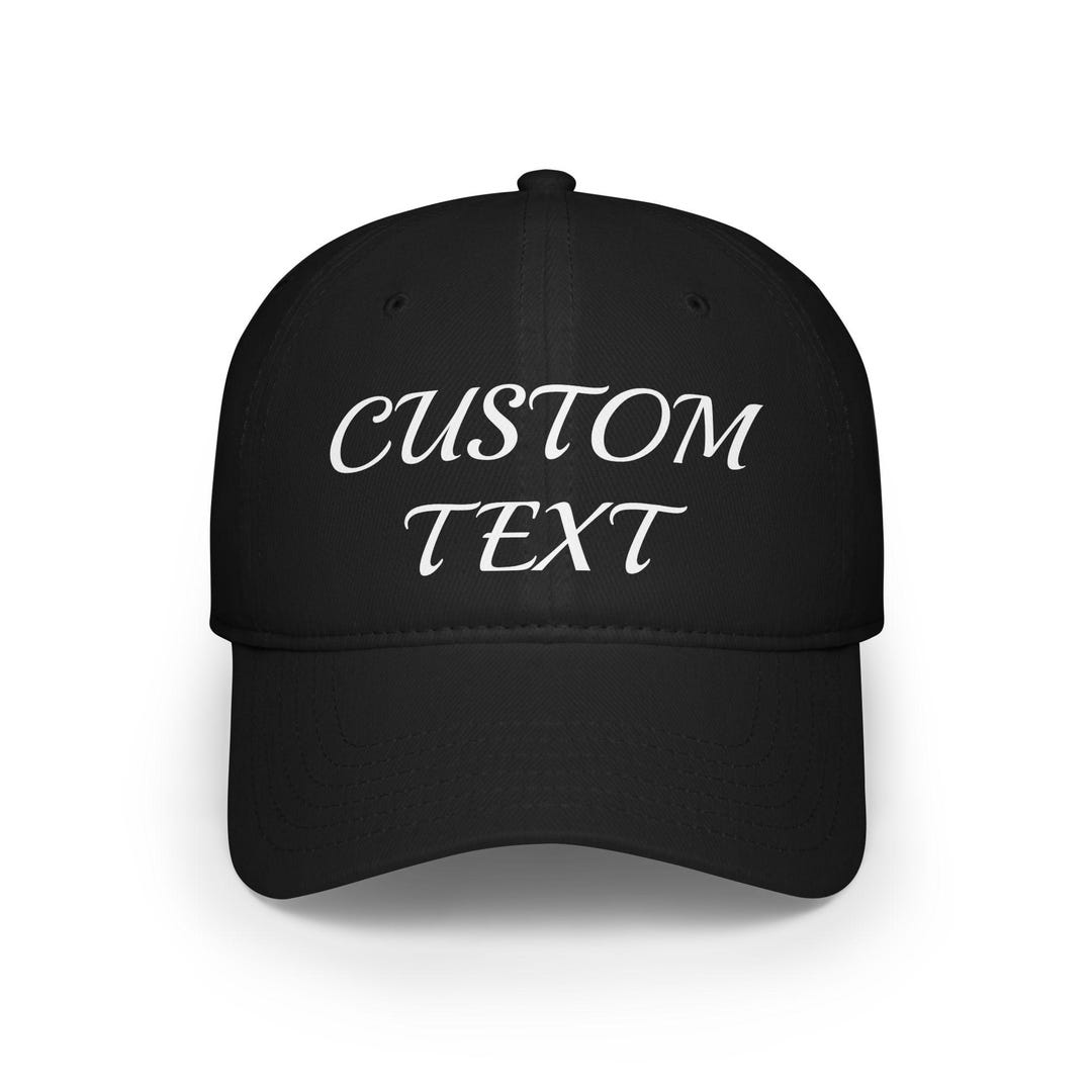 Custom Hat, Custom Text Hat, Personalized Hat, Custom Baseball Hat ...