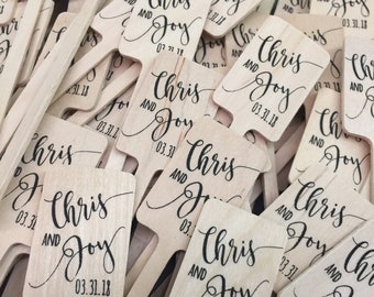 Wooden Drink Stirrers or Cupcake Picks, Custom Wedding Decor