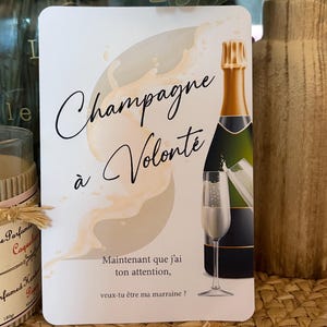 Carte annonce originale veux-tu être ma marraine/ mon parrain ? - Veux-tu être mon/ma témoin ? Tu vas être papa/papy/mamie/tonton/tata !