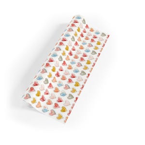 Wrapping Paper, Valentines Day Hearts Gift Wrap Roll - 1 Roll, Gift Wrap, Gift Wrap Paper, Gift Wrapping Paper, Gift Wrap Rolls, Valentines