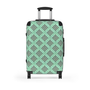 Vintage Floral Suitcase | Travel Luggage, Trendy Travel Gear, Stylish Carry-On, Unique Gift for Travelers, Summer Getaway