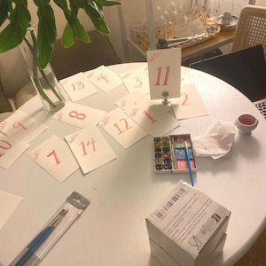 Table number