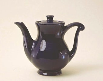 Vintage BEAUCE Canada Royal Blue Teapot: MCM Studio Pottery