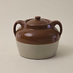 Vintage Medalta bönkruka: 1940-talets kanadensiska keramik, fransk lantlig inredning