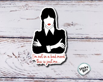 BAD MOOD | Wednesday Addams | Addams Family | Black| Wednesday