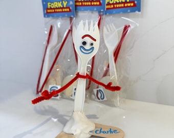 Toy Story party favor activity kit for kids Toy Story birthday favors build your own forky craft kit two infinity boy story theme
