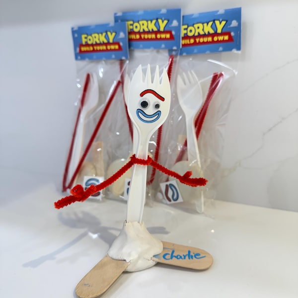Toy Story party favor activity kit for kids Toy Story birthday favors build your own forky craft kit two infinity boy story theme