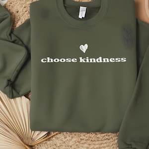 Kindness is Free Sprinkle It Everywhere Sweatshirt, Positive Sweater, Boho Inspirational Sleeve, Positive Quote, Be Kind Sweatshirt