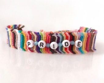 PRIDE Ragamuffin Beaded Friendship Bracelet