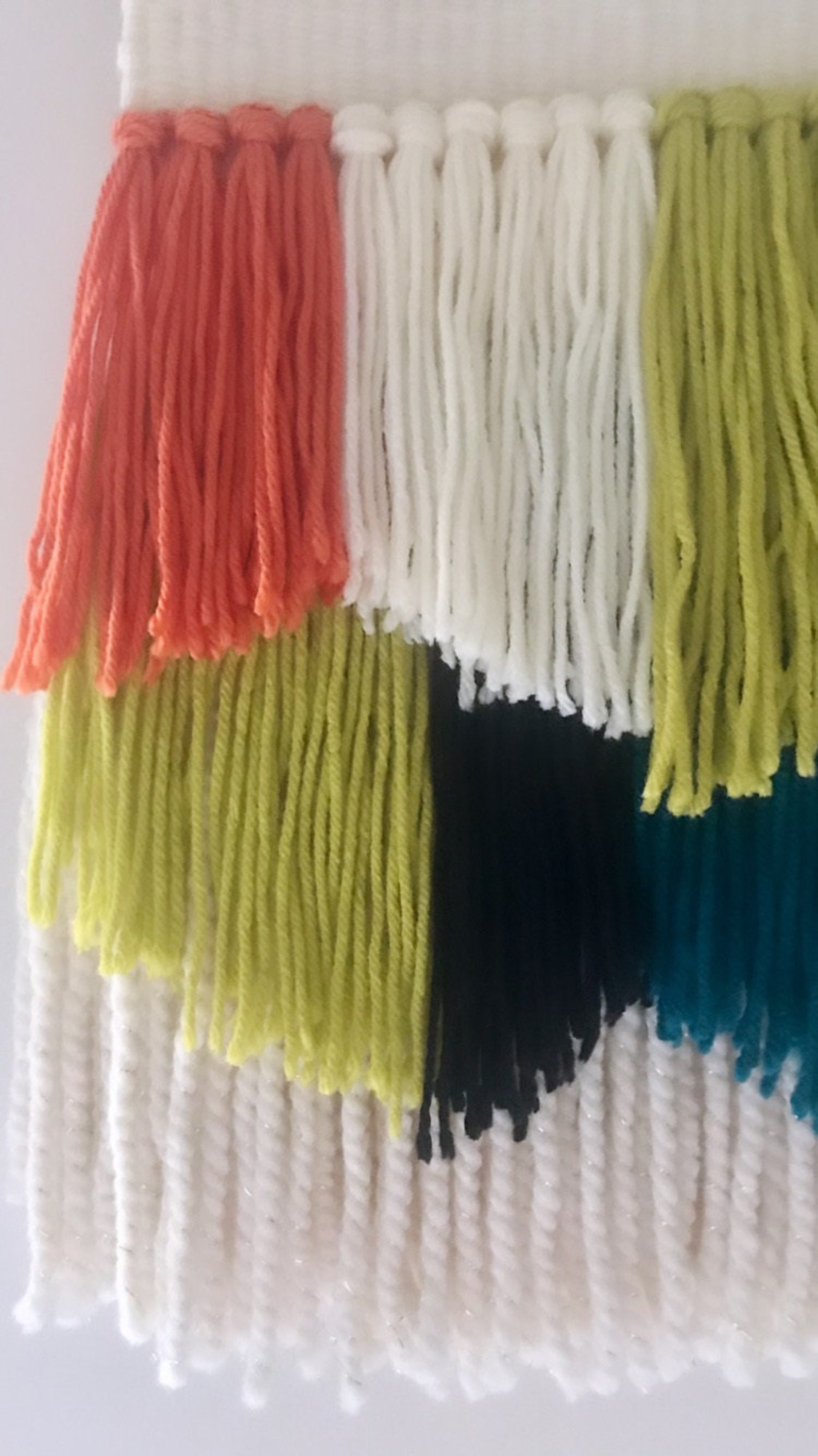 Geometric Large Woven Wall Hanging - Etsy