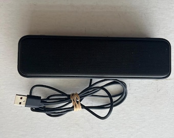 Vintage Computers Speaker-USB Desktop Computers/Laptops Mini Speaker, Black - Model LLR050
