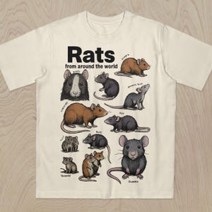 Crazy Rats Vintage 90s T-Shirt, Retro Medieval Rat Tshirt, Cursed Cat, Funny Meme Shirt, Ironic Shirt, y2k shirt, embarrassing, Internet Tee