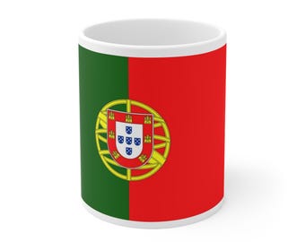 Gift Portugal Country Flag Mug Coffee and Tea Cup White Ceramic Mug for him for her for boss for friend for men for women11, 15oz/330, 440ml