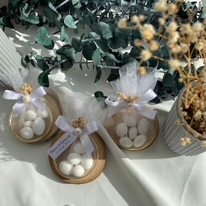 Wedding Almond Candy Favors - Personalized Engagement Gifts, Unique Wedding Treats for Guests, Sweet Celebration Keepsakes