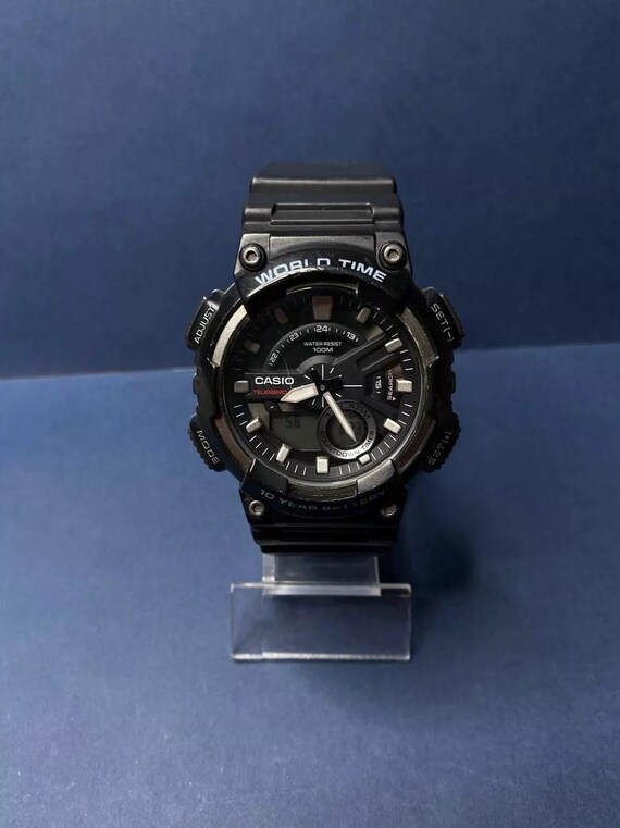 CASIO TELEMEMO 30 digital/anaalogue mens watch **used/good