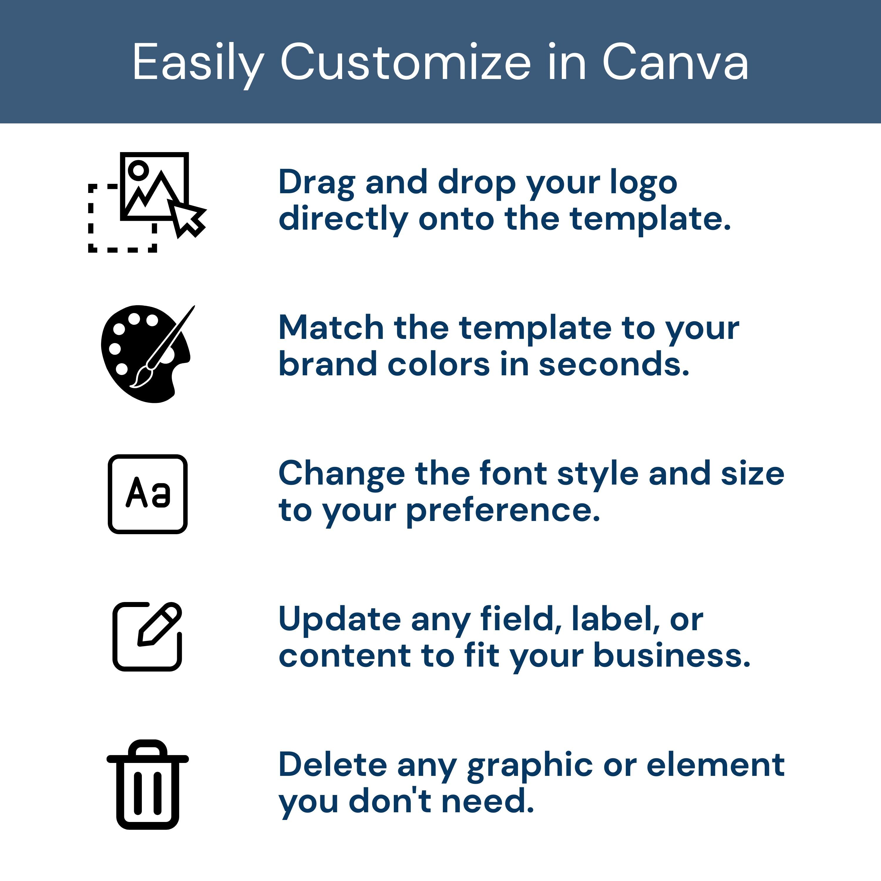 Client Onboarding Form Template, Canva Template, Editable Small ...