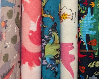 Dinosaur Fabric, 100% Cotton Fabric: Fat Quarters-By the Yard
