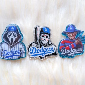 Freddy Krueger, Jason Voorhees, Chucky, Scream  Nurse badge reel, Id holder, Sports