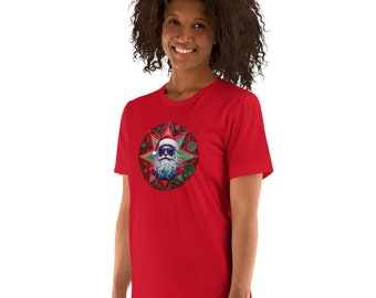 Santa T-Shirt, Retro Christmas, Shades
