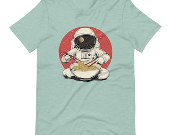 Astronaut Ramen Noodles T-Shirt: Space Foodie Tee
