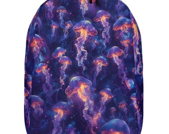 Jellyfish Print Backpack