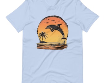 Vintage Dolphin T-Shirt: Retro Beachy 90s Style