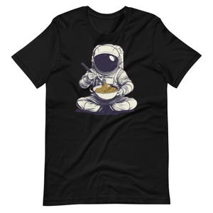 Astronaut Ramen T-Shirt: Quirky Space Lover Gift