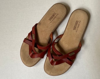 bass sandals 1980s