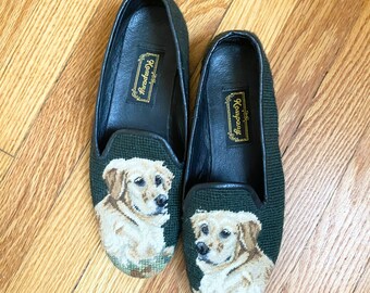 black lab slippers