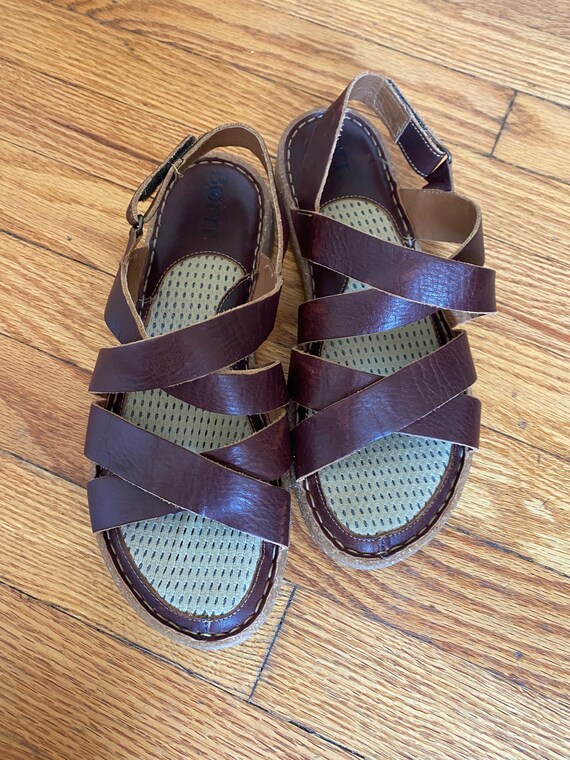 Vintage brown strappy sandals - Gem
