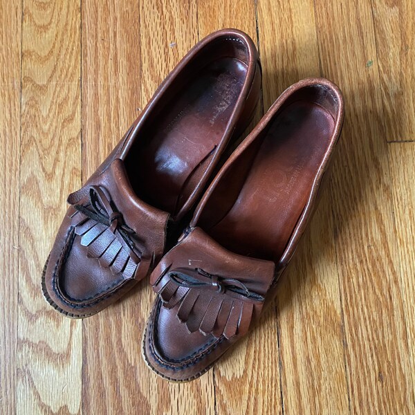 Multi-Detail Fringe Loafers main image 1