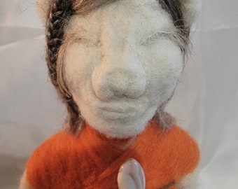 From My Fantasy Collection:  Norra - Needle Felted Doll