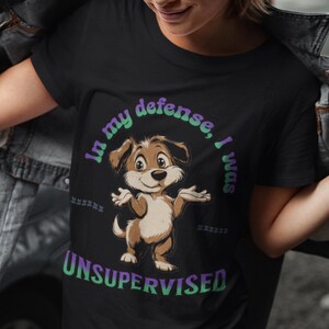 Funny Cartoon Dog Unisex Softstyle T-Shirt, Humorous Phrase Tee, Dog Lover Gift, Animal Graphic Shirt, Casual Tee, Funny Dog Quote Shirt