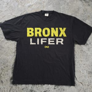 Bronx Lifer T-Shirt, New York Hometown Tee, Comfort Colors, Black or White