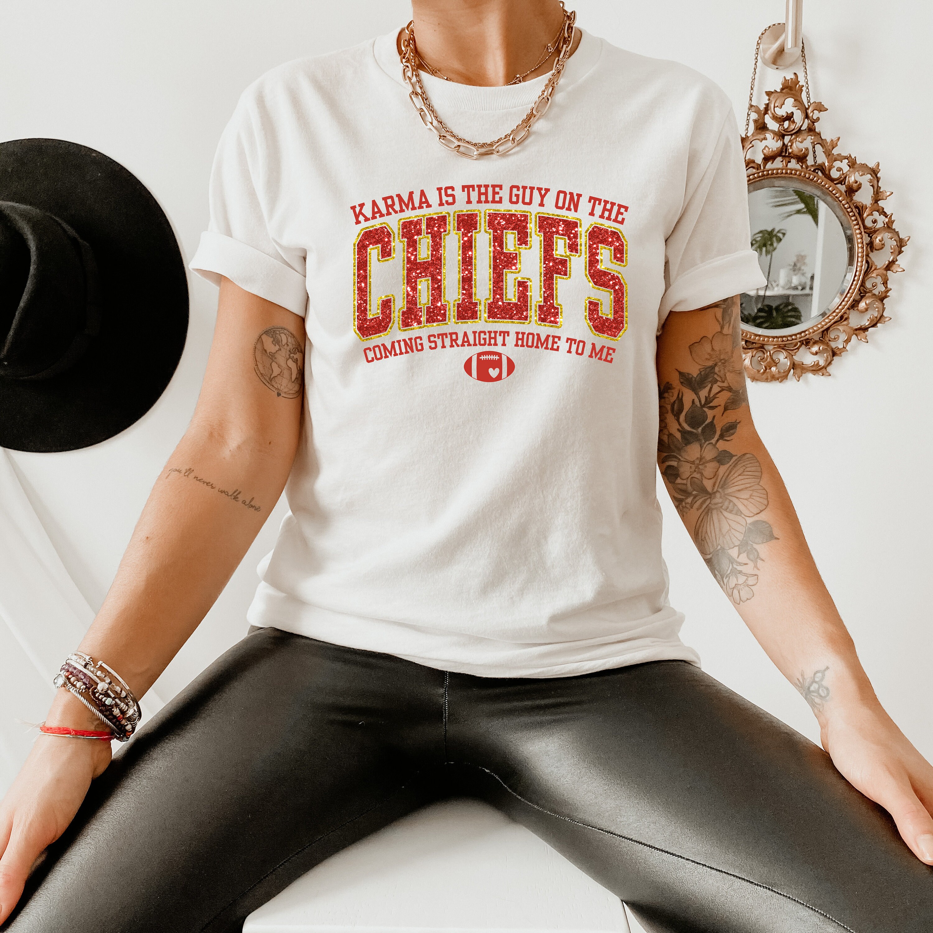 Kc Chiefs Sweatshirt, Karma is the Guy on the Chiefs Coming Straight ...
