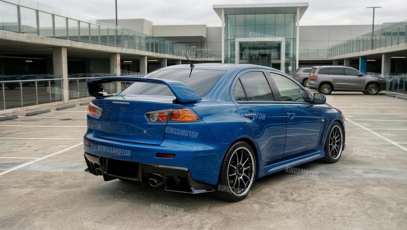 Mitsubishi Lancer EVO X Rear Wing Spoiler 2007–2017 | EVO Style Trunk ...