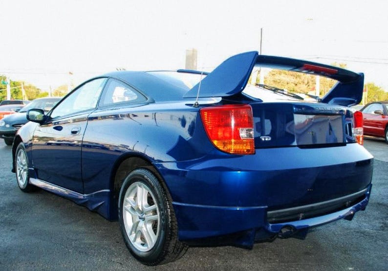 Toyota Celica 2000–2005 Rear Wing Spoiler With Light – Premium Classic ...