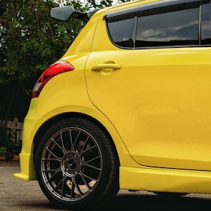 2005–2019 Suzuki Swift Real Carbon Fiber Sport Rear Wing Spoiler – Lightweight & Durable Upgrade