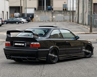 Spoiler posteriore BMW E36 per 318i, 318is, 320i (1990–2000) – Stile GT/LTW, finitura lucida