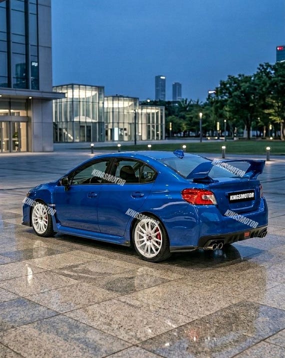 2014–2021 Subaru WRX STI Factory-style K7X World Rally Blue Pearl