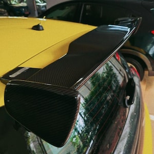 2005–2019 Suzuki Swift Real Carbon Fiber Sport Rear Wing Spoiler – Lightweight & Durable Upgrade
