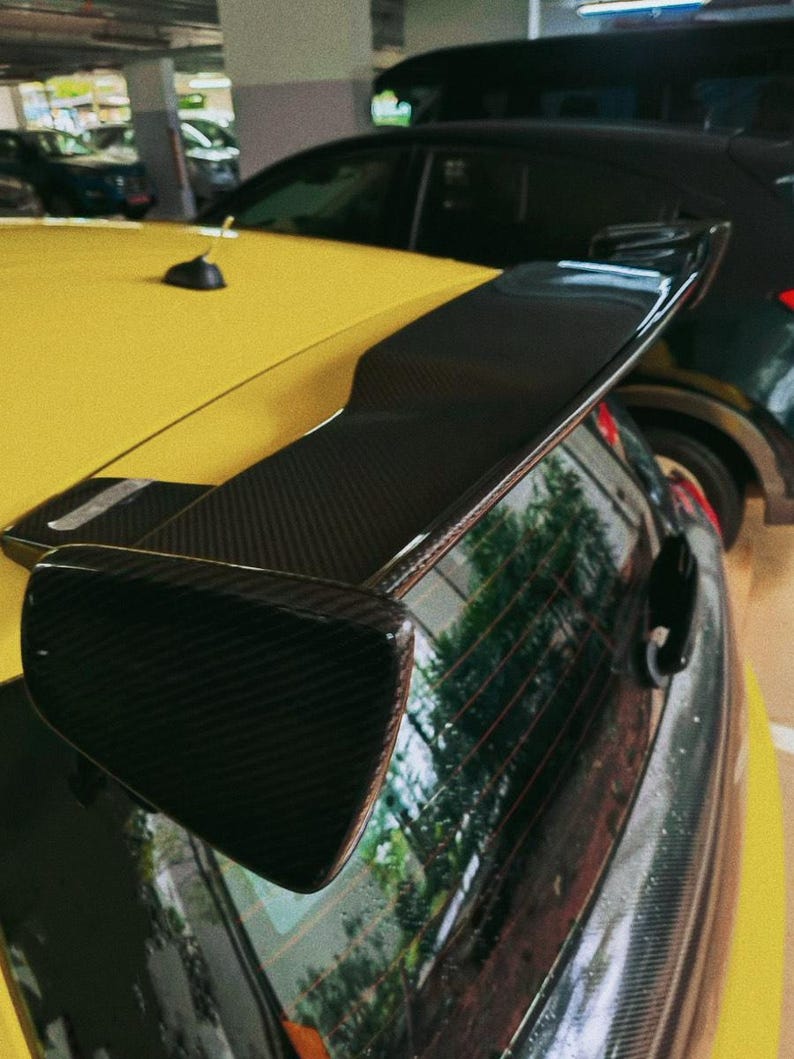2005–2019 Suzuki Swift Real Carbon Fiber Sport Rear Wing Spoiler – Lightweight & Durable Upgrade