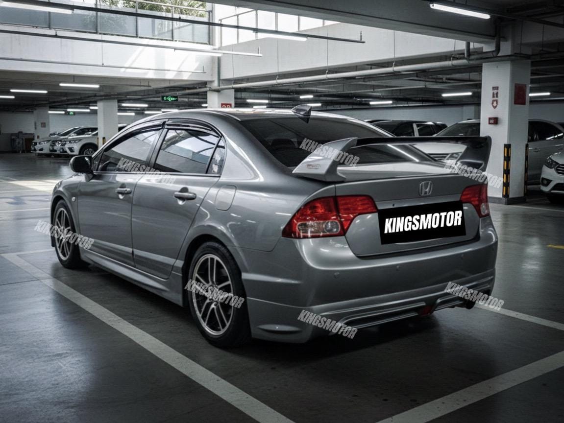 ホンダ　シビック　タイプR FD2 リアスポイラー ブラック ホンダ シビック FD2 06-11 ブラック リアスポイラー」 パーツ 車
