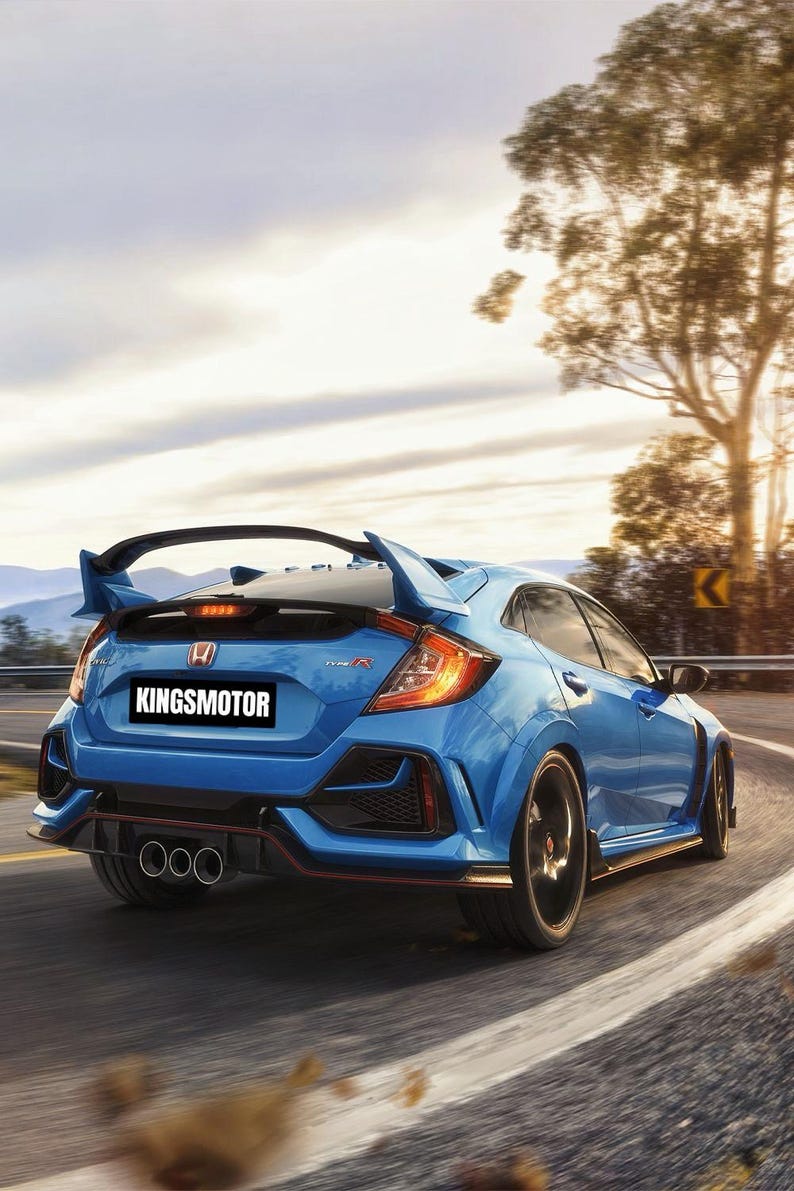 Honda Civic Type R Rear Wing Spoiler: FK8/FK7 Hatchback (2016-2020 Gen ...