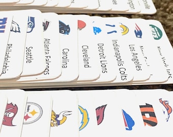 Tall Sports Card Dividers with Team Logos, mlb, nfl, nhl, nba, sec.