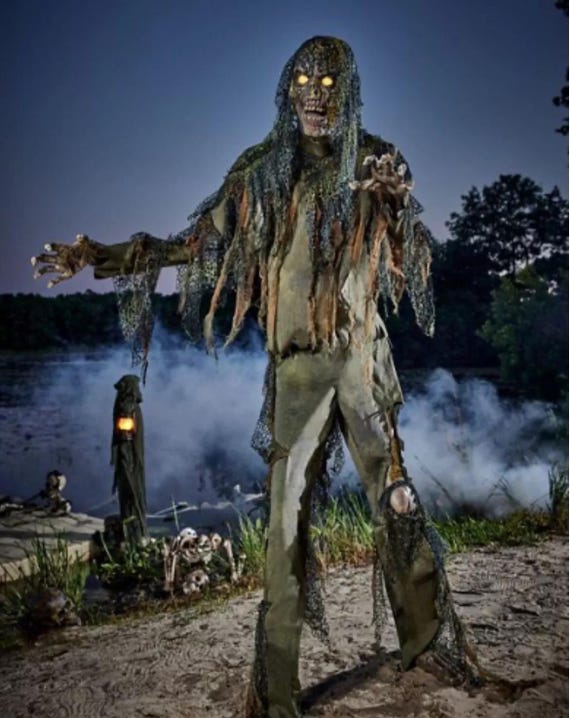 Spirit Halloween 6 Ft Bog Zombie Animatronic - Etsy