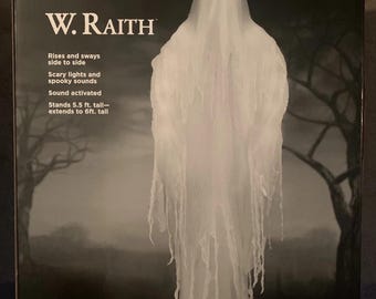 Spirit Halloween Prop 6 Ft W.Raith Animatronic Ghost Spirit Halloween Rising Ghost