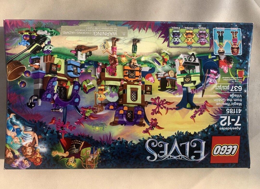 LEGO Elves Magic Rescue From the Goblin Village 41185 637 PCS Ages 7-12 ...