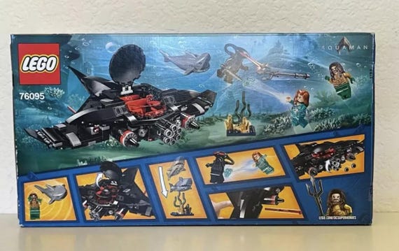 LEGO 76095 Aquaman Black Manta Strike (235 Pcs) - Etsy